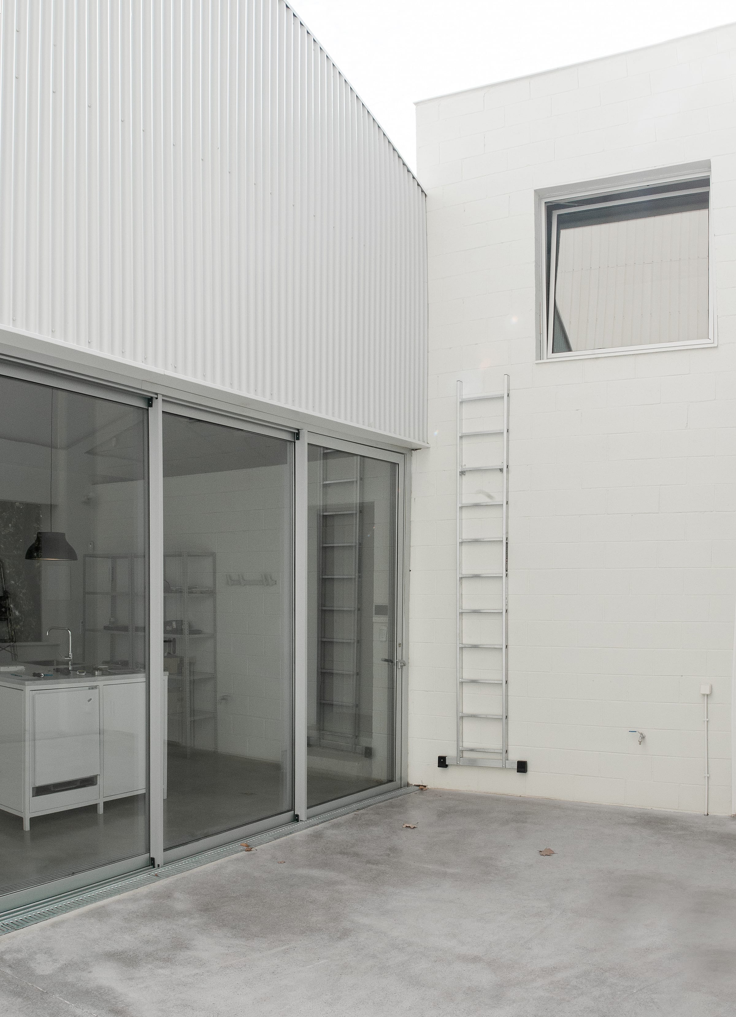 an altered warehouse